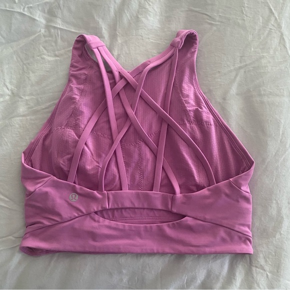Lululemon High Neck Free to Be Serene Bra 8 - Picture 2 of 3